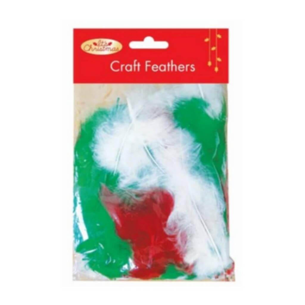 Christmas Craft Feathers