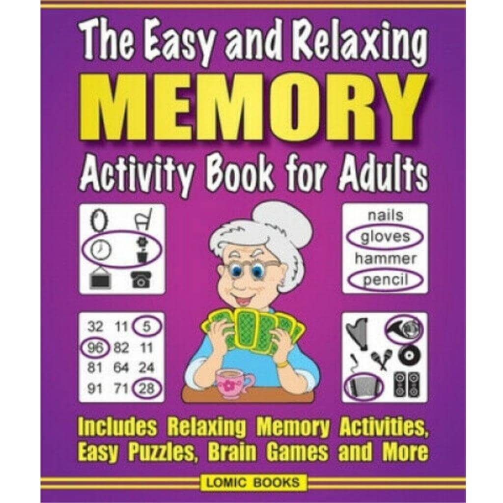 Easy and Relaxing Memory Activity Book for Adults
