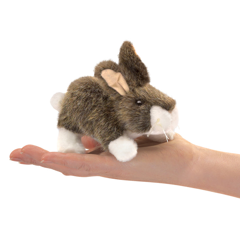 Mini Cottontail Rabbit Finger Puppets