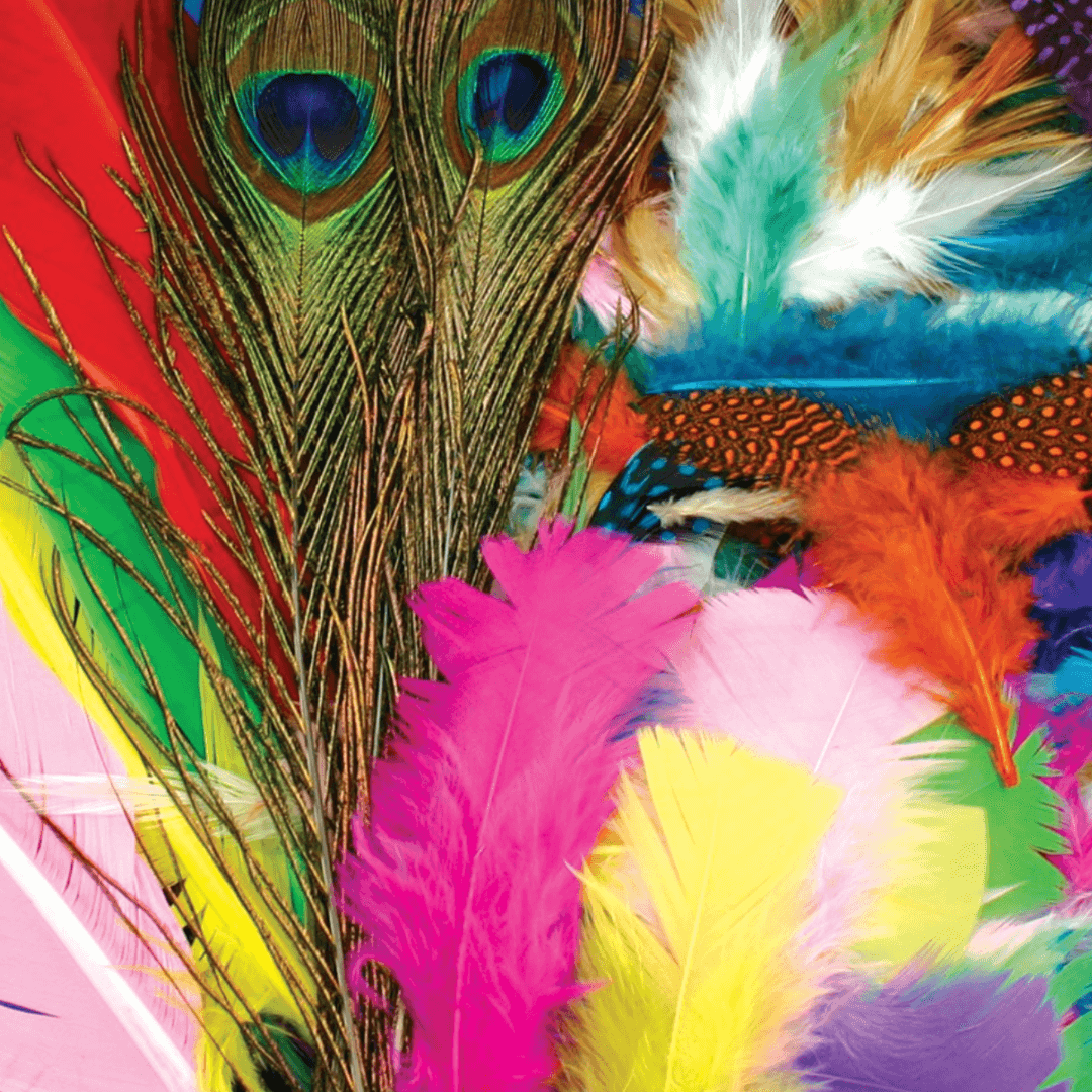 Feathers - Assorted - 125g Pack