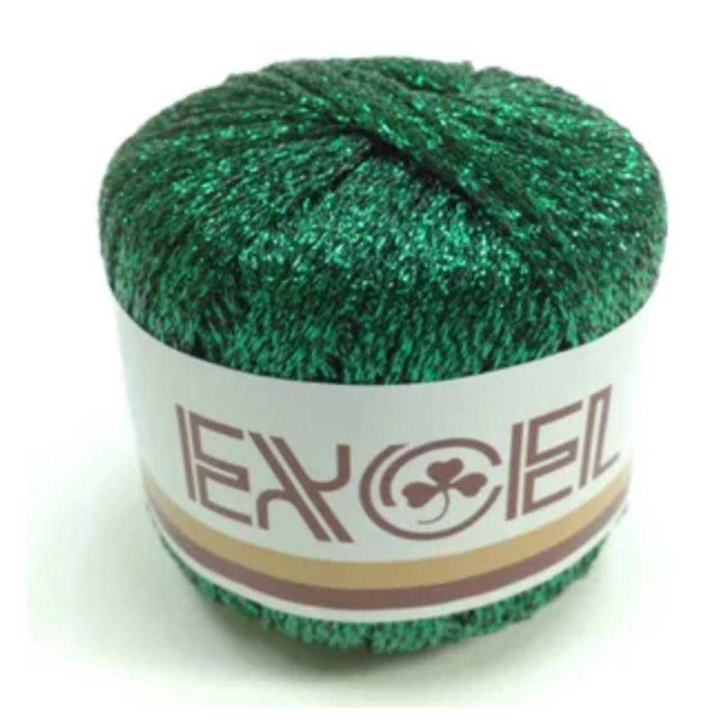 Green Metallic Yarn