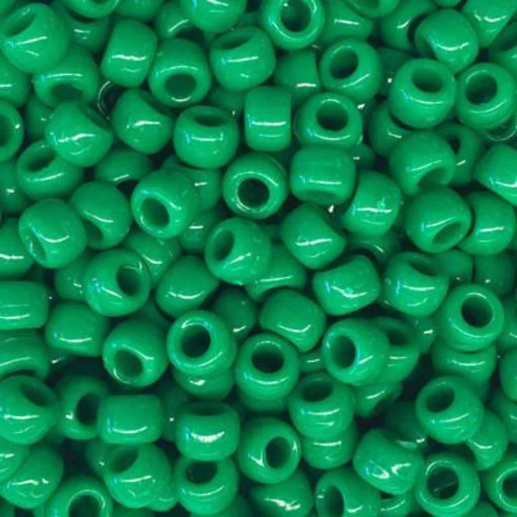 Green Pony Beads 1000 Pieces
