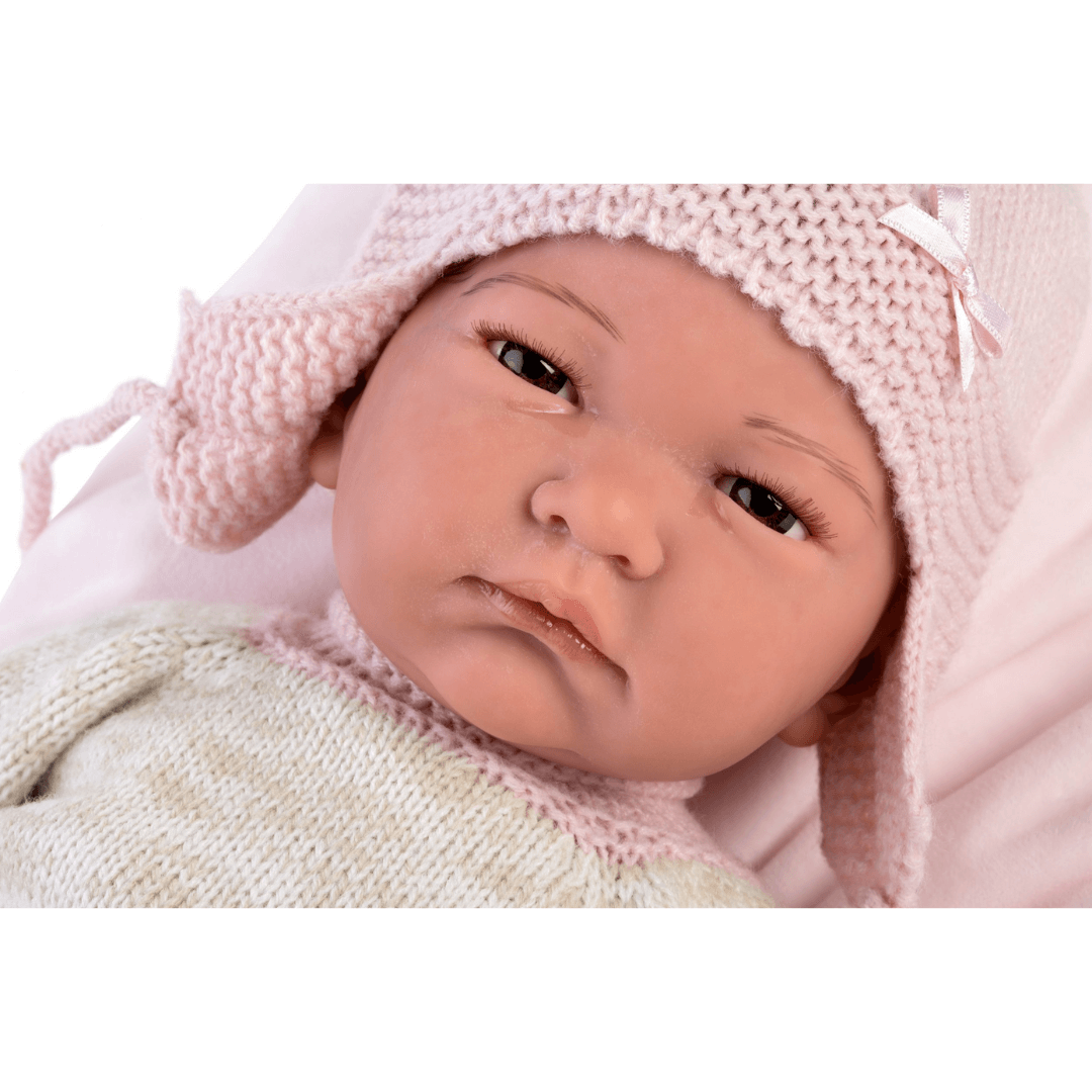 Llorens Reborn Baby Doll size is 42 cm