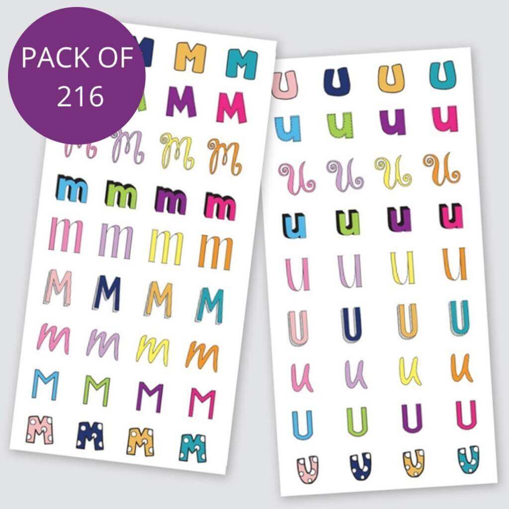 MUM Letter Stickers