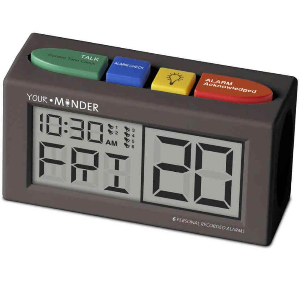 MedCenter Your Minder Personal Recordable Talking Alarm Clock