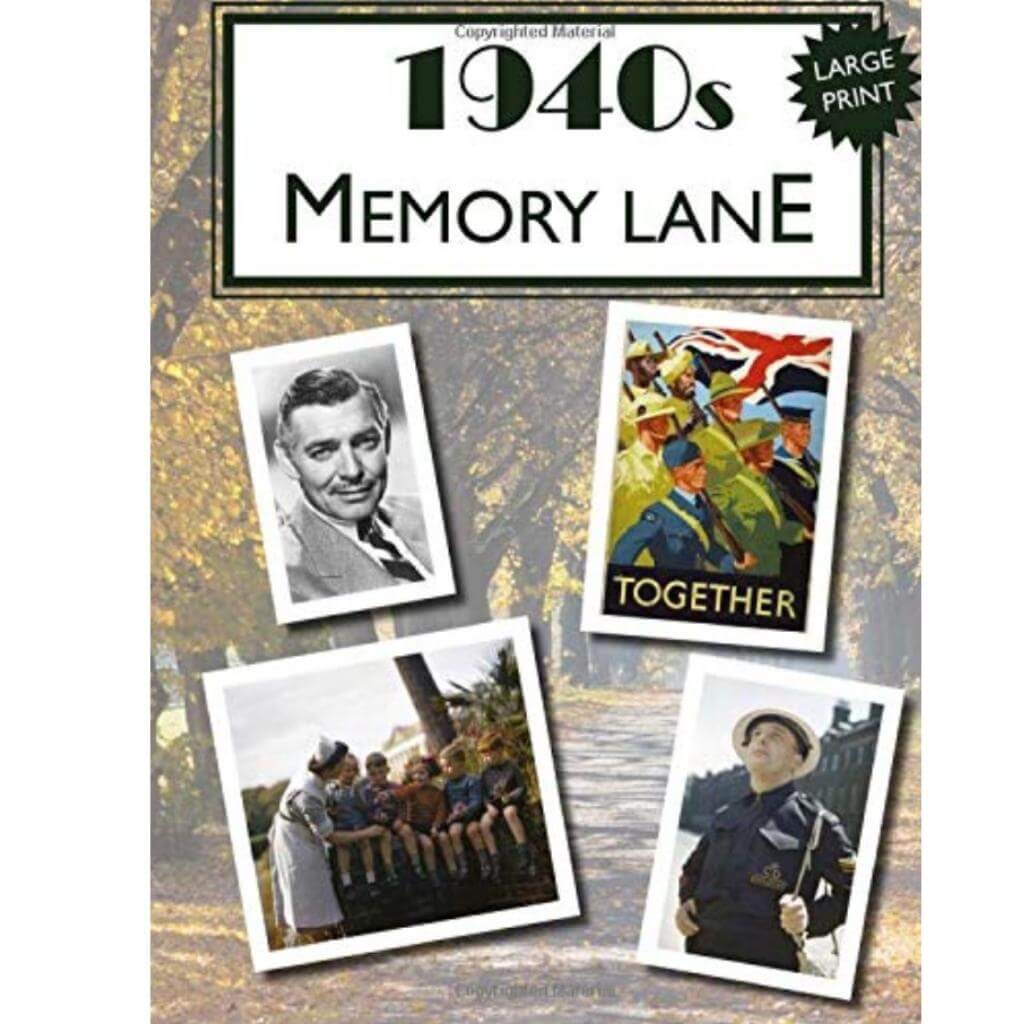 Memory Lane 1940s - Large Print Book