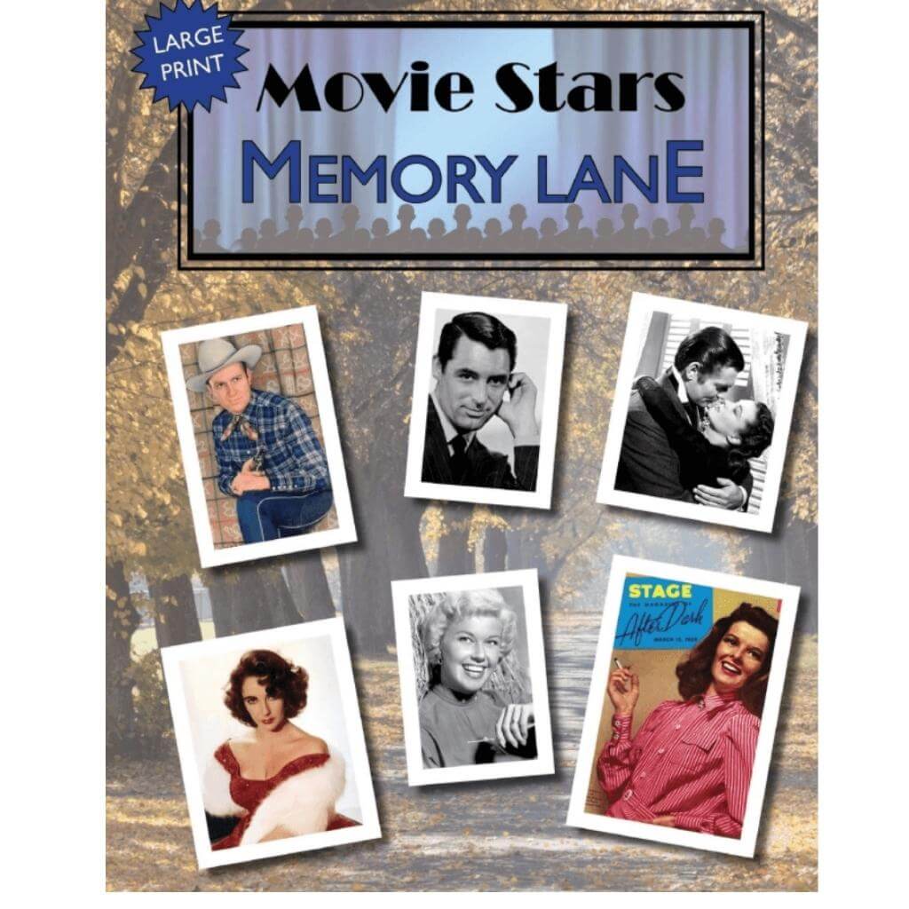 Memory Lane: Movie Stars - Large Print Book
