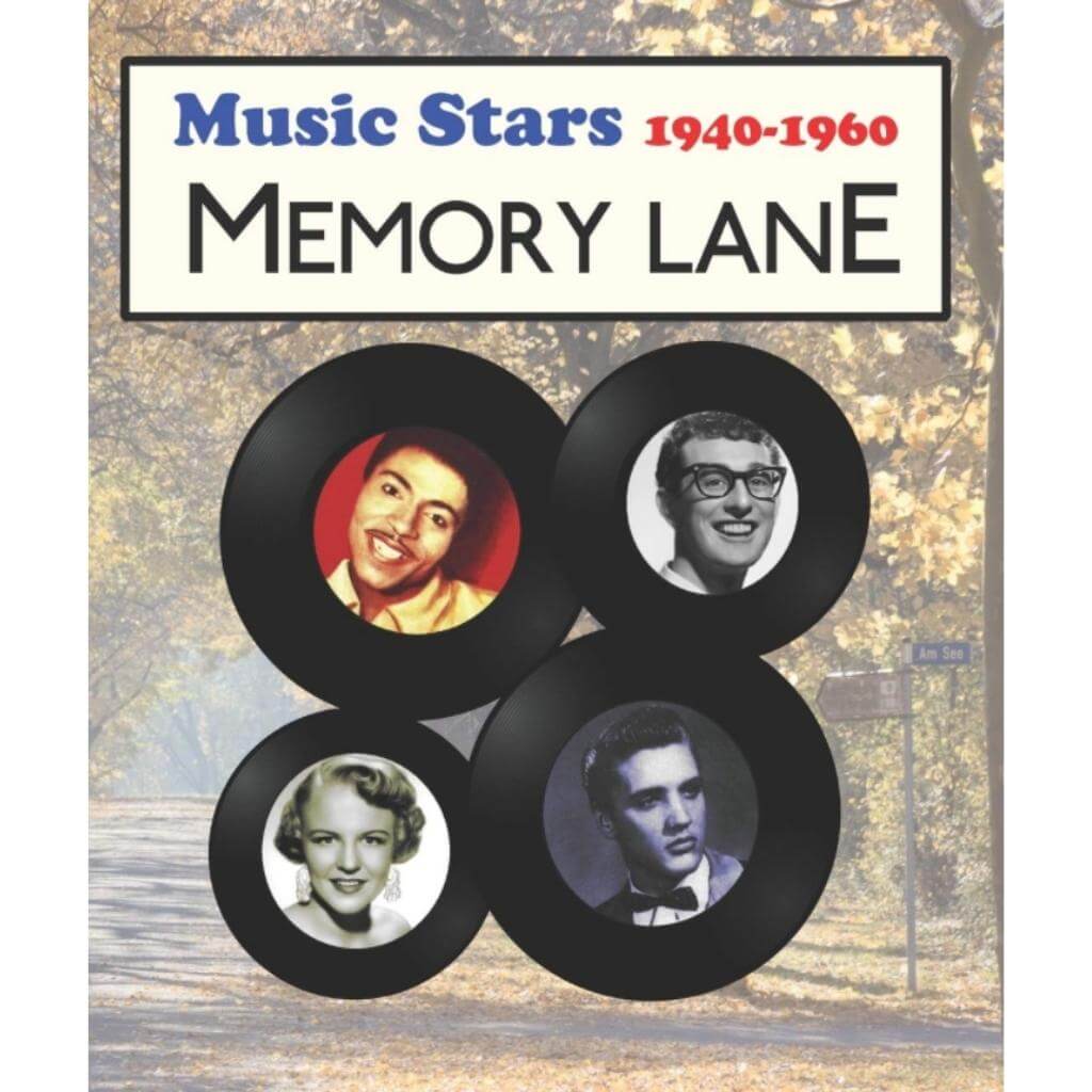 Memory Lane Music Stars - Large Print Book