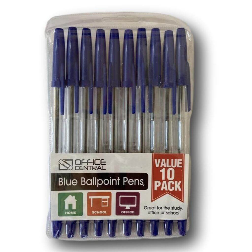 Pack of 10 Ballpoint Pens