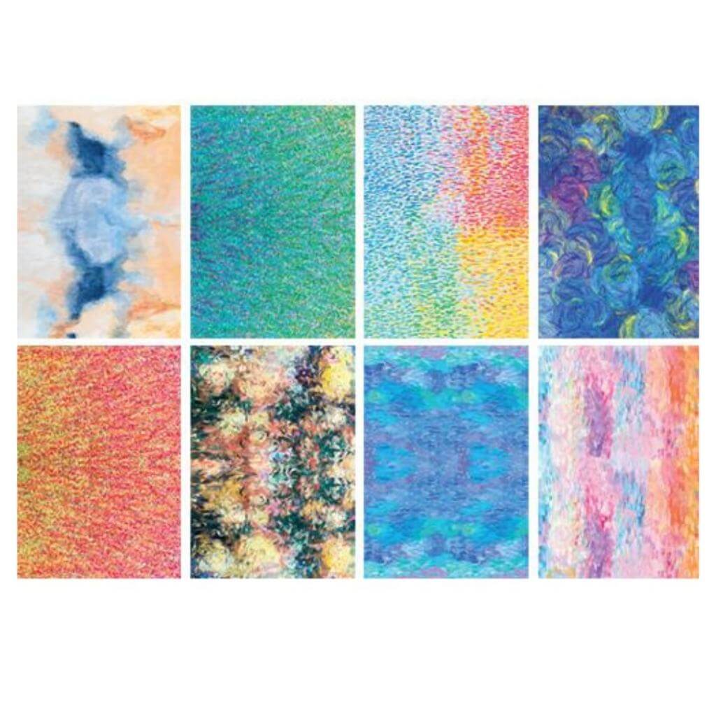 Pattern Papers A4 40s Impressionist