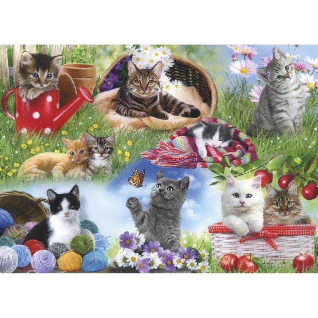 Piecing Together Cats 12 Pieces