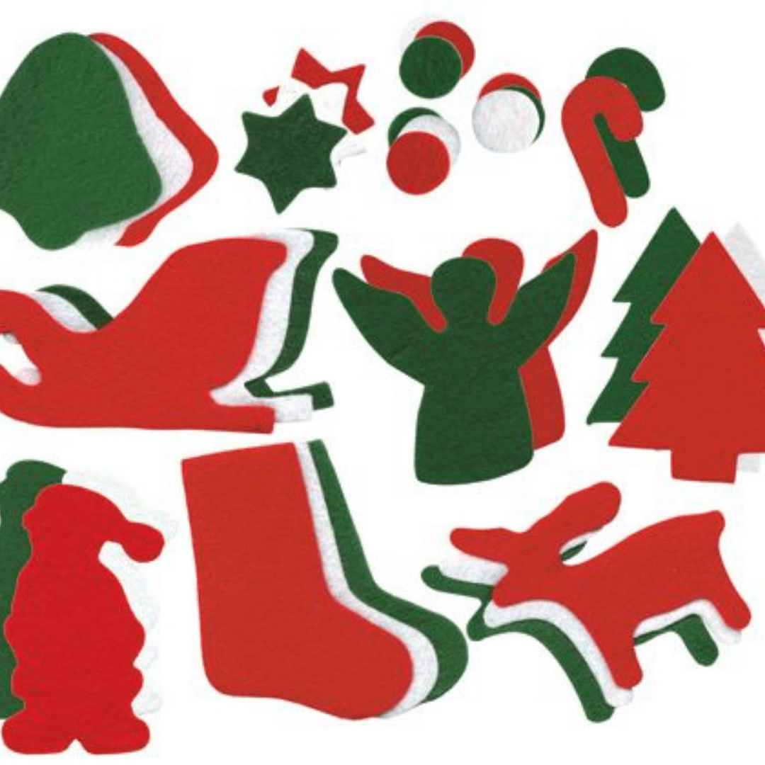 Pre-Cut Felt Christmas Shapes