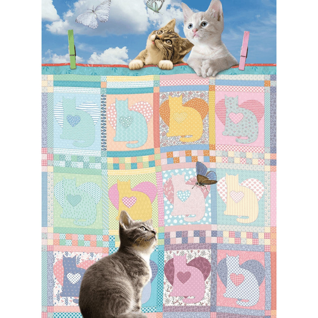 Quilted Kittens 500 Puzzle