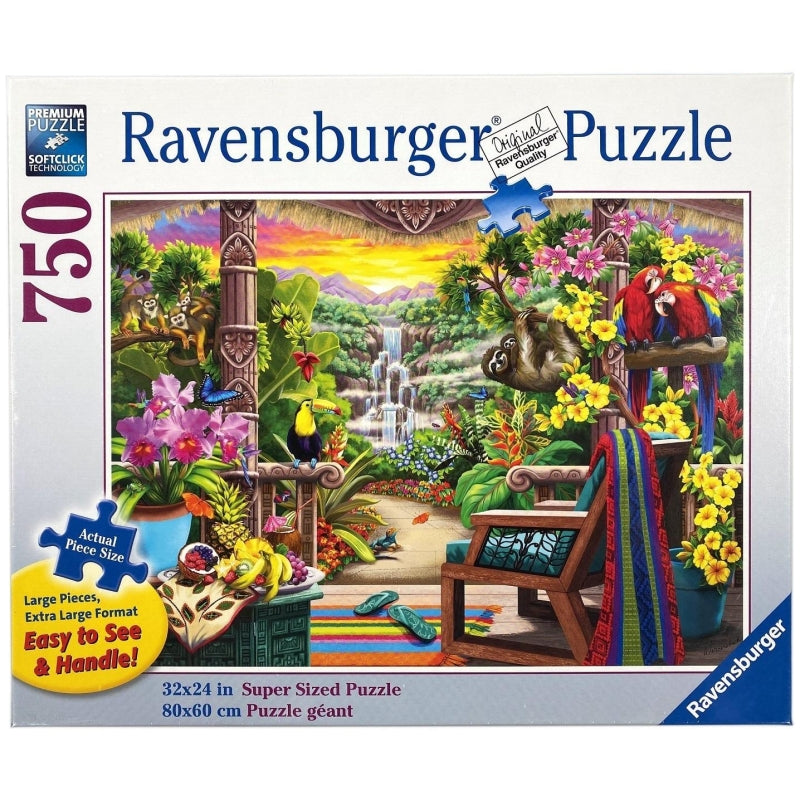 Tropical Retreat - 750 Large Piece Jigsaw Puzzle