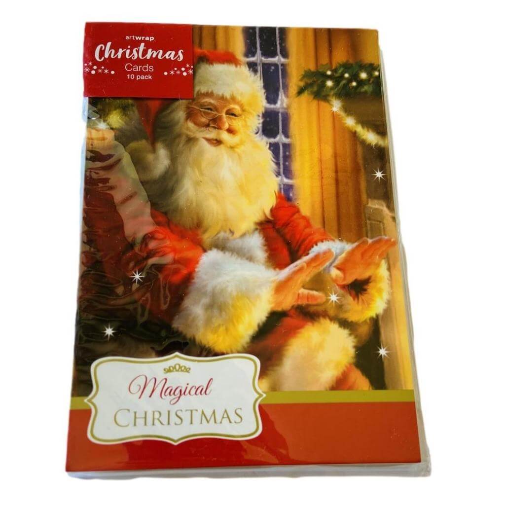 Santa design greeting card