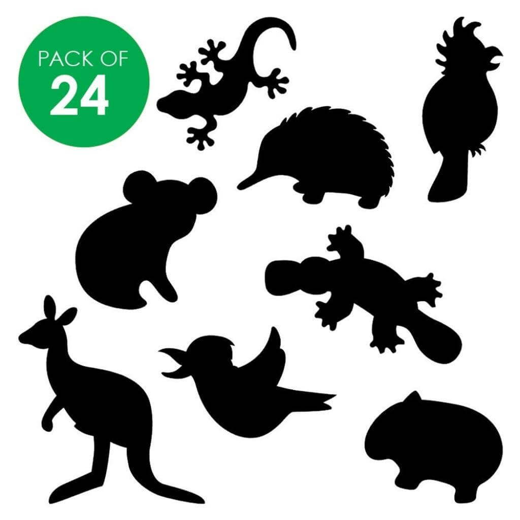 Scratch Australian Animals Pack of 24