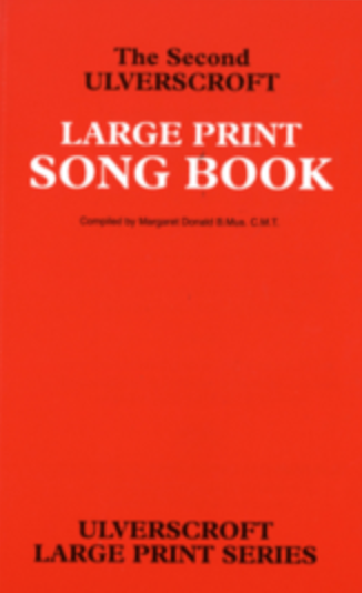 Red Song Book Large Print