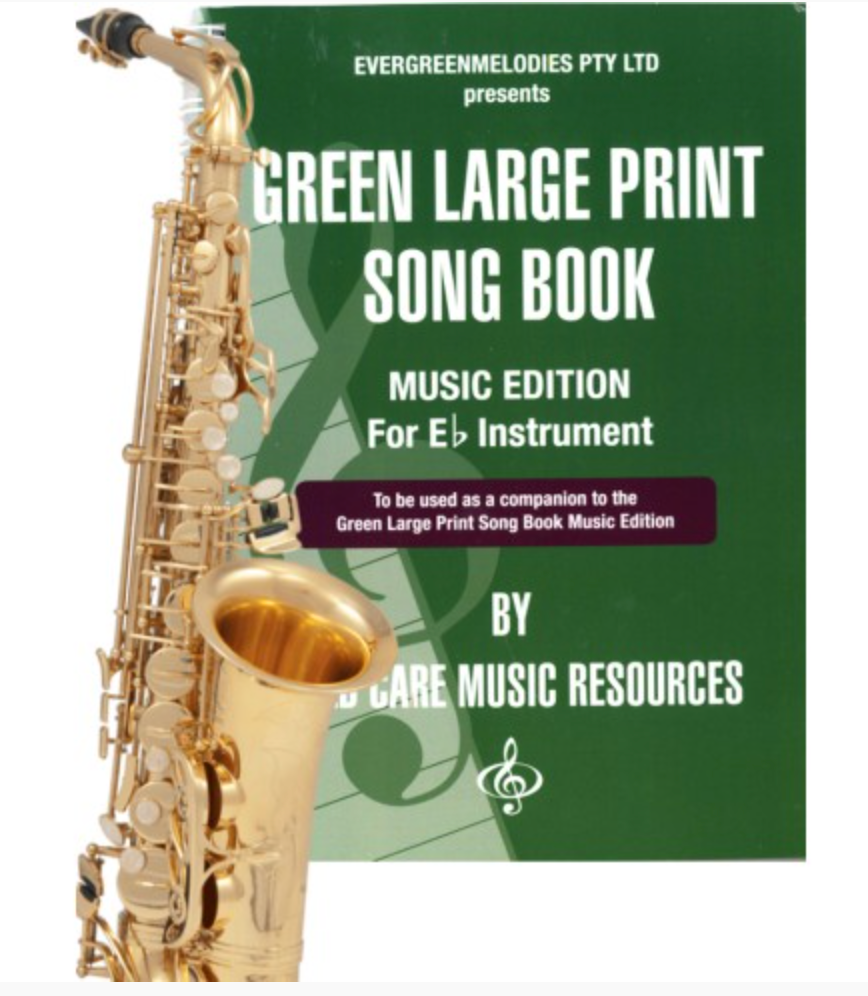 Green Song Book Music Edition For E Flat Instruments