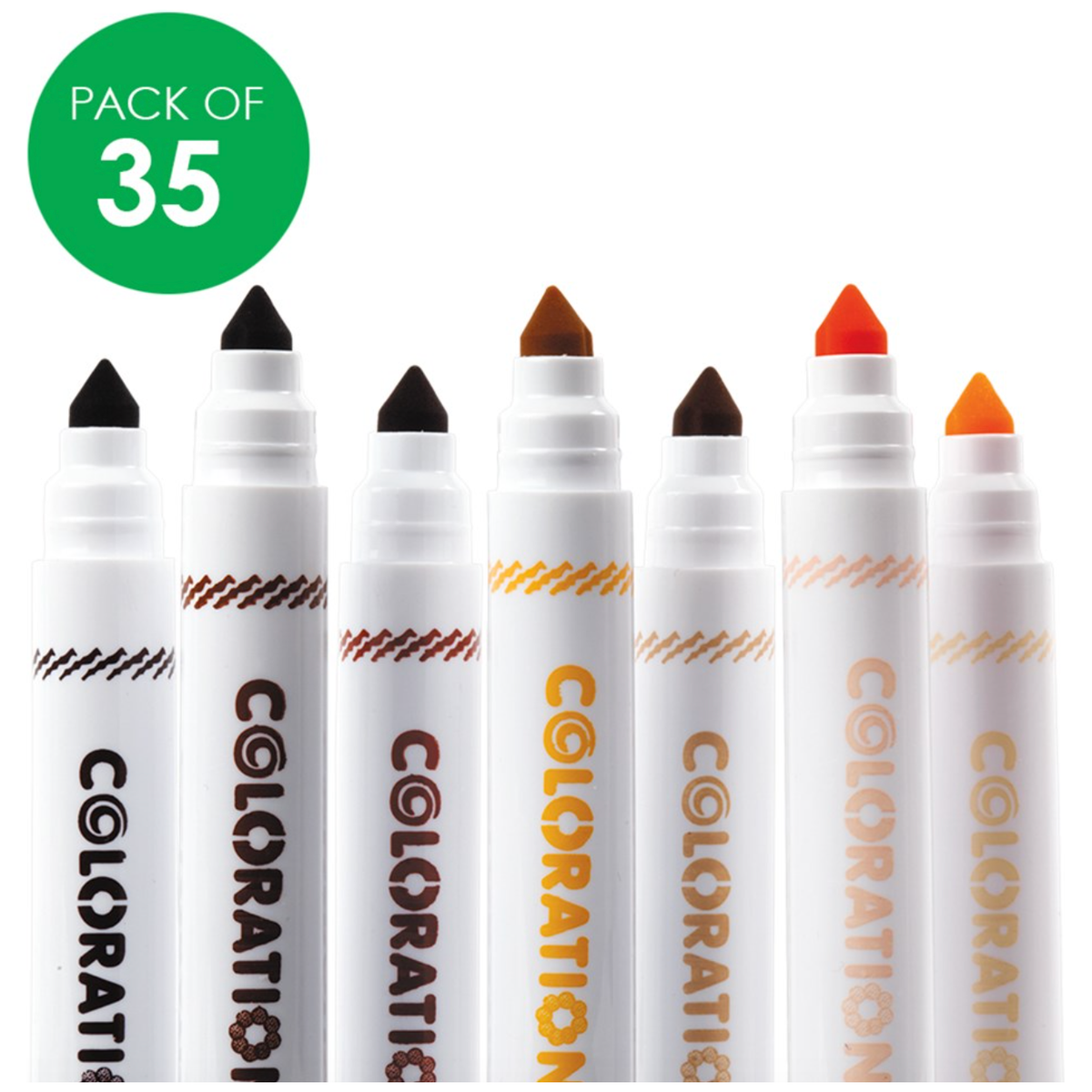 Colourations Multicultural Chubby Markers Pack of 35