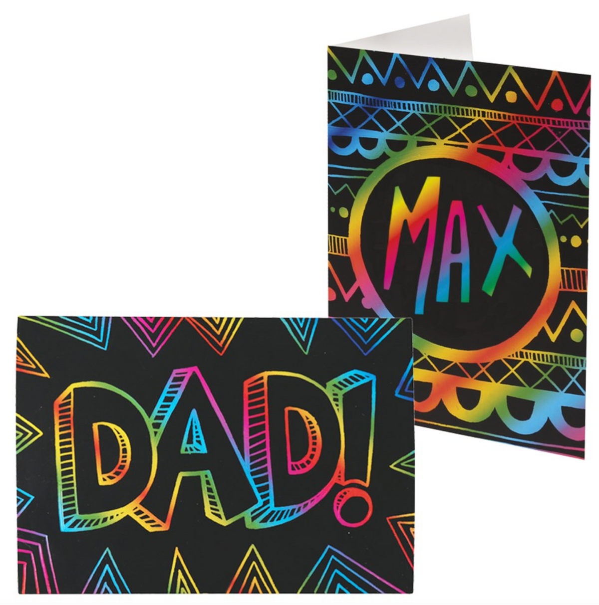 Scratch Board Greeting Cards - Pack of 20