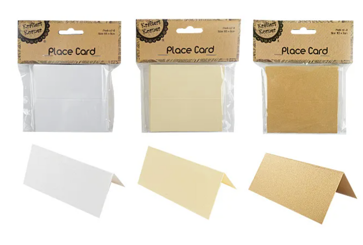 Paper Place Cards 40 Pack