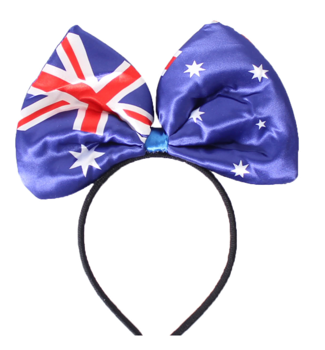Bow Headband Australian Flag