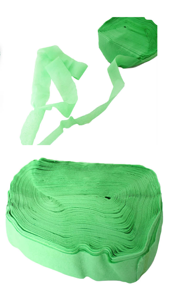 Large Roll of Streamers - Light Green