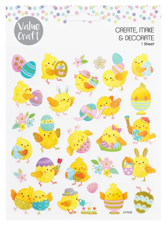 Stickers Cute Chick Eggs