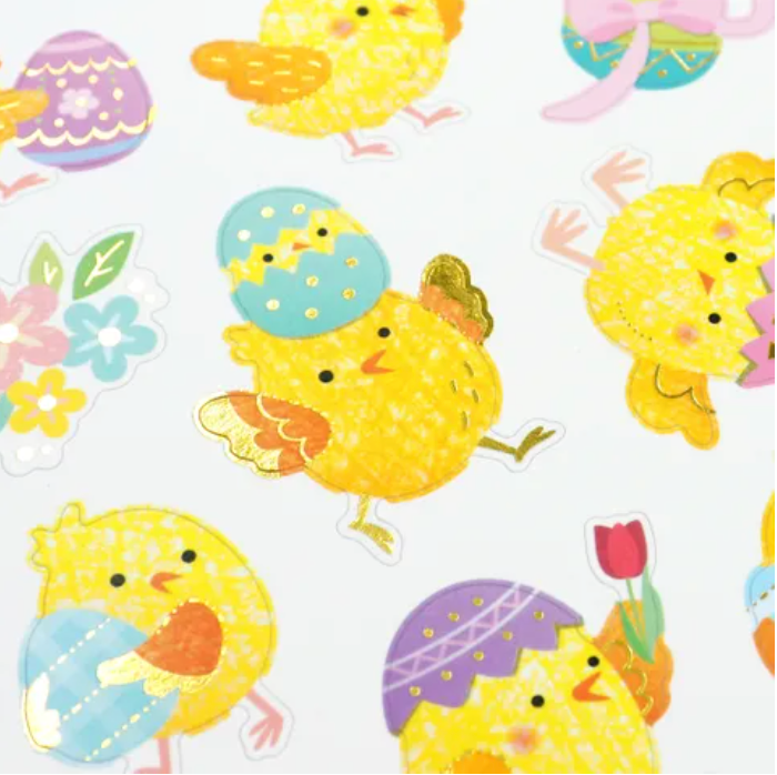 Stickers Cute Chick Eggs