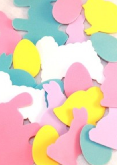 Assorted Foam Easter Shapes