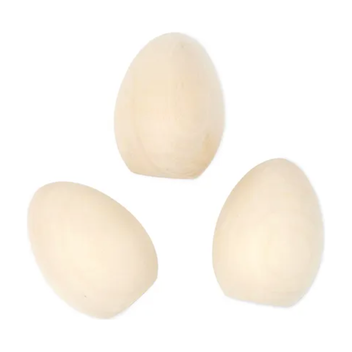 Wooden Eggs Pack of 3