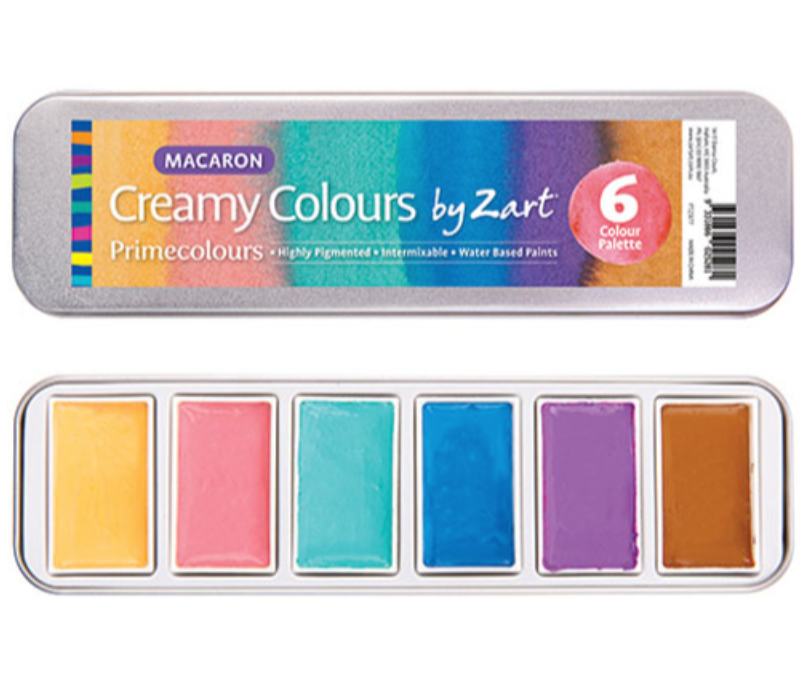 Creamy Colours Watercolour Paint Macaron