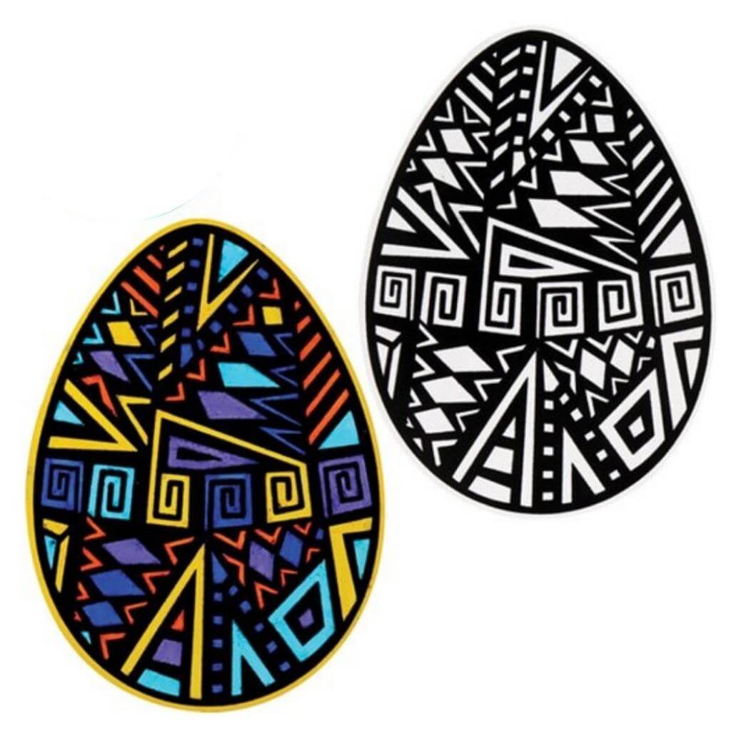 Velvet Art Easter Eggs Pack of 10