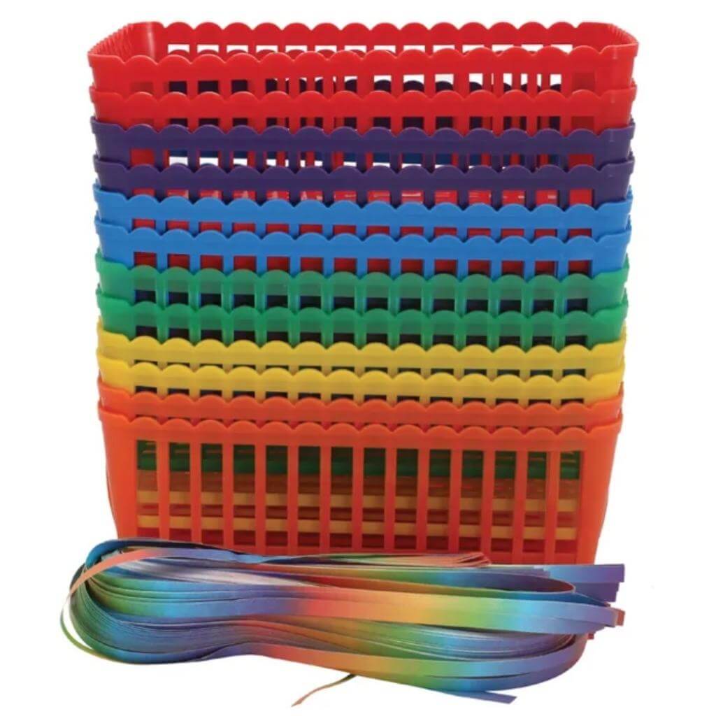 Weave Rainbow Paper Strips