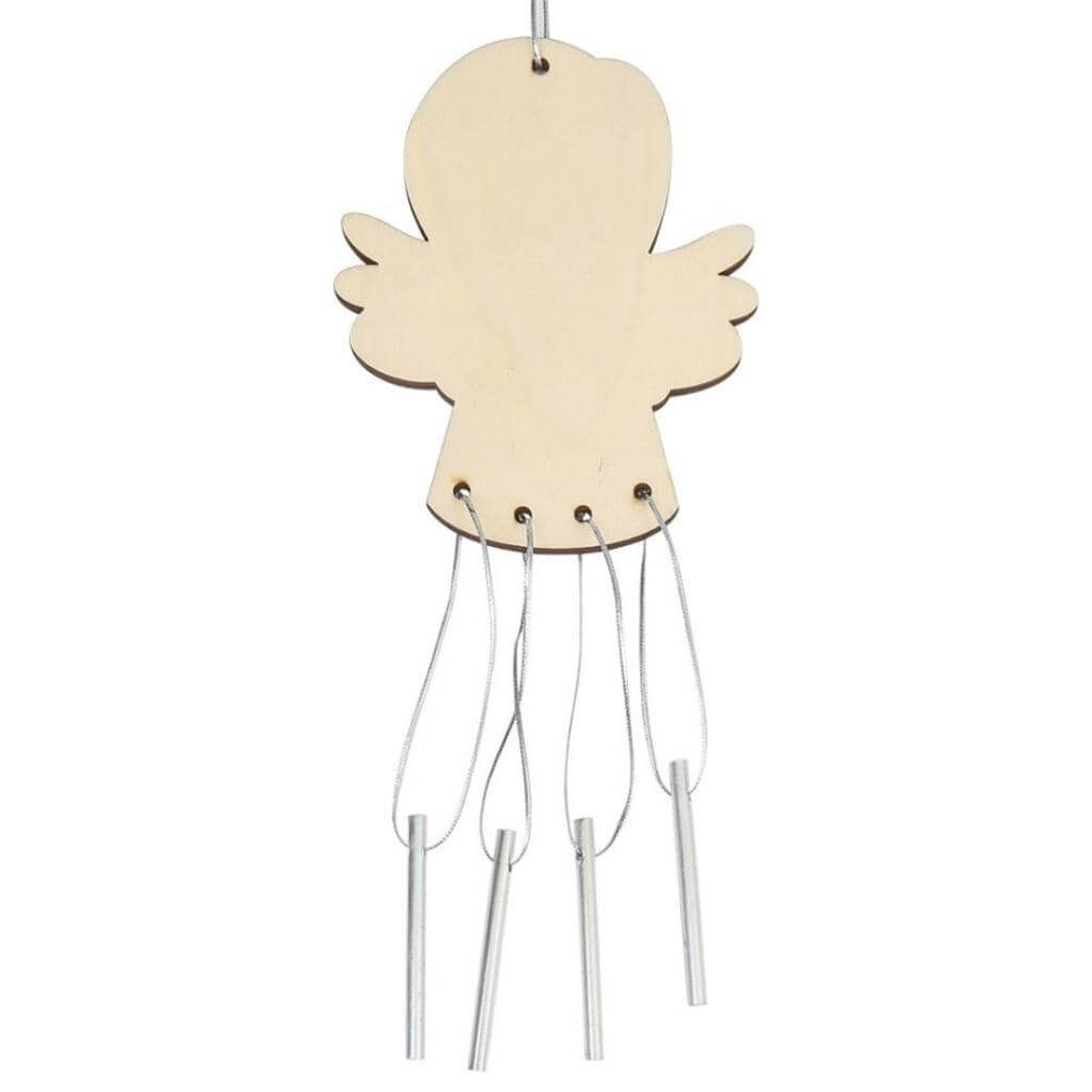 Wooden Christmas Windchimes Pack of 4