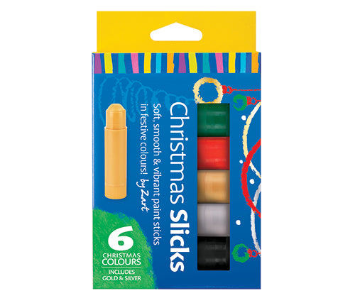 Slicks Christmas Sticks Pack of 6
