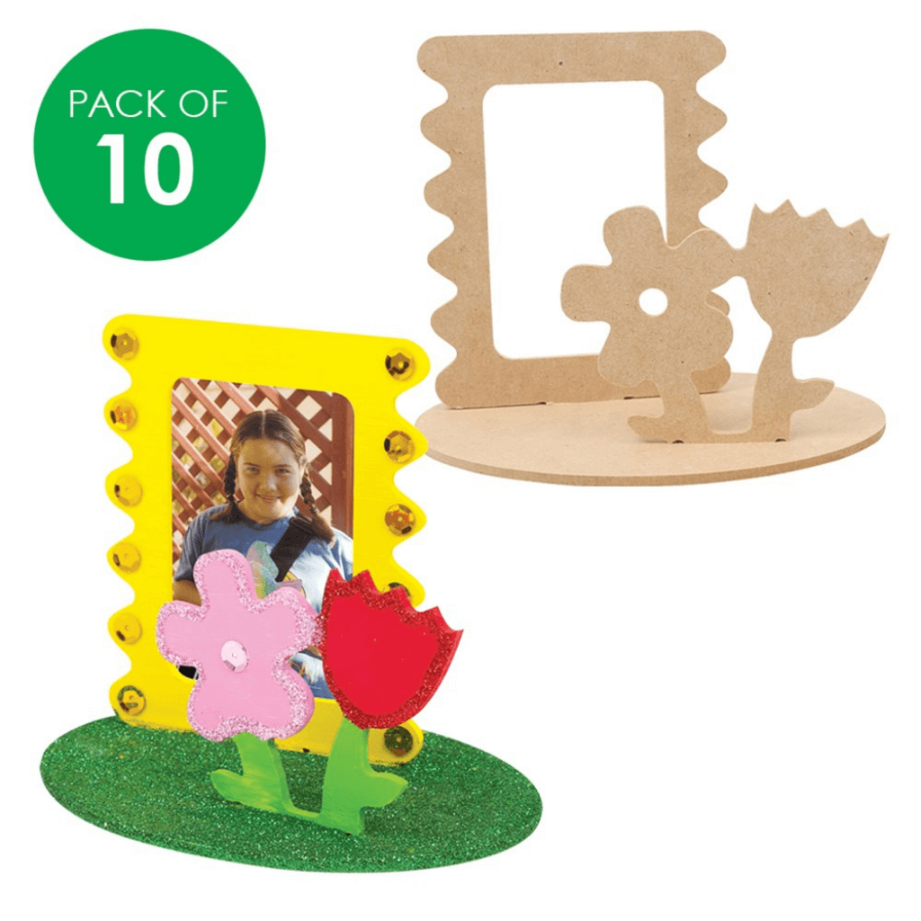 diy-Wooden Flower Diorama Frames - Pack of 10