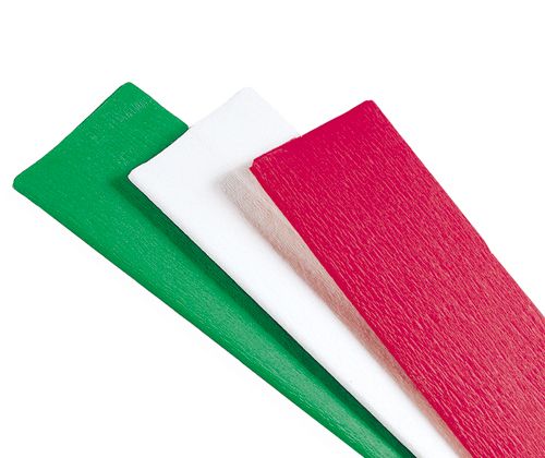 Crepe Paper Christmas Pack of 9