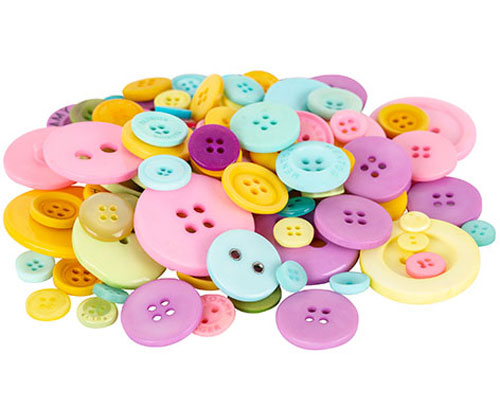 Basic Buttons Pastel