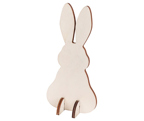 Wooden Standing Rabbits Pack of 10